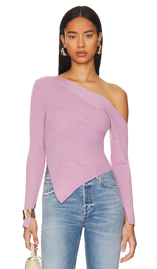 Camila Coelho Shauna Sweater in Dark Pink