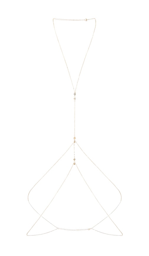 Camila Coelho Vittoria Body Chain in Gold