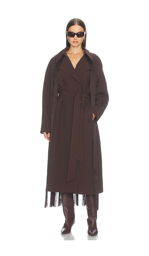 Jaxe Coat by Camila Coelho in Chocolate