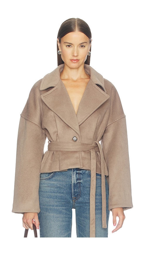 Sloan Jacket by Camila Coelho in Taupe