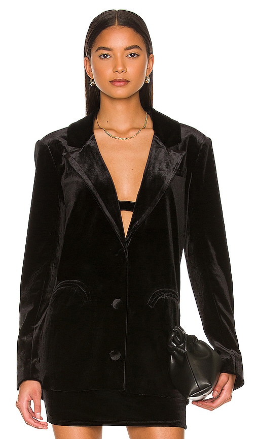 Camila Coelho Lori Oversized Blazer in Black