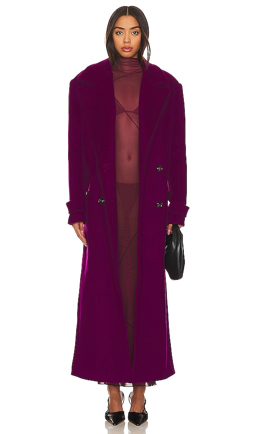 Plum coat outlet