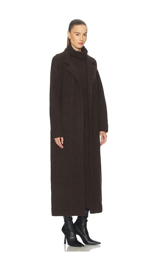 Camila Coelho Jona Maxi Sweater Coat In Brown