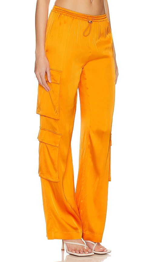 Shop Camila Coelho Barton Cargo Pant In Apricot Orange