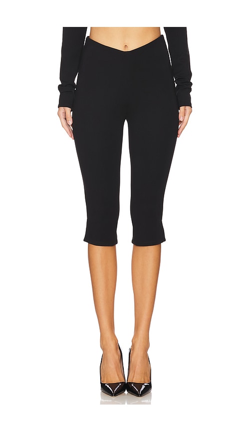 Shop Camila Coelho Ileana Capri Pant In Black