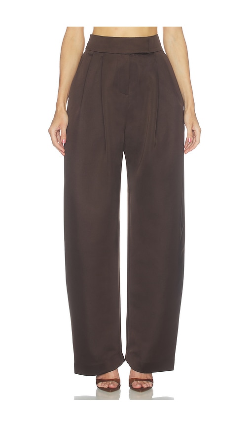 Reese Pant by Camila Coelho in Chocolate Brown