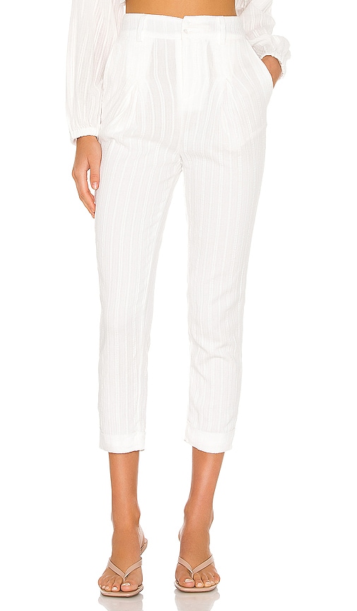 CALLA tapered canvas pant - Black Jet