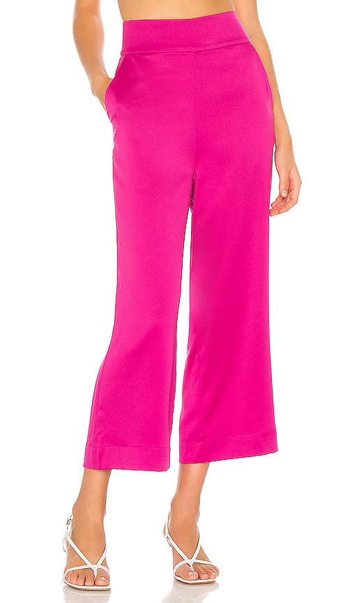 Mila Wide Leg Pants - Magenta