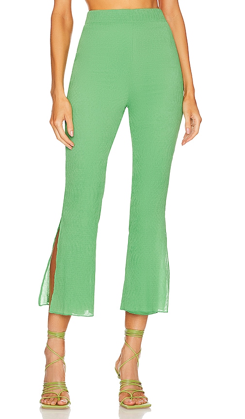 Camila Coelho Linez Trousers In Green