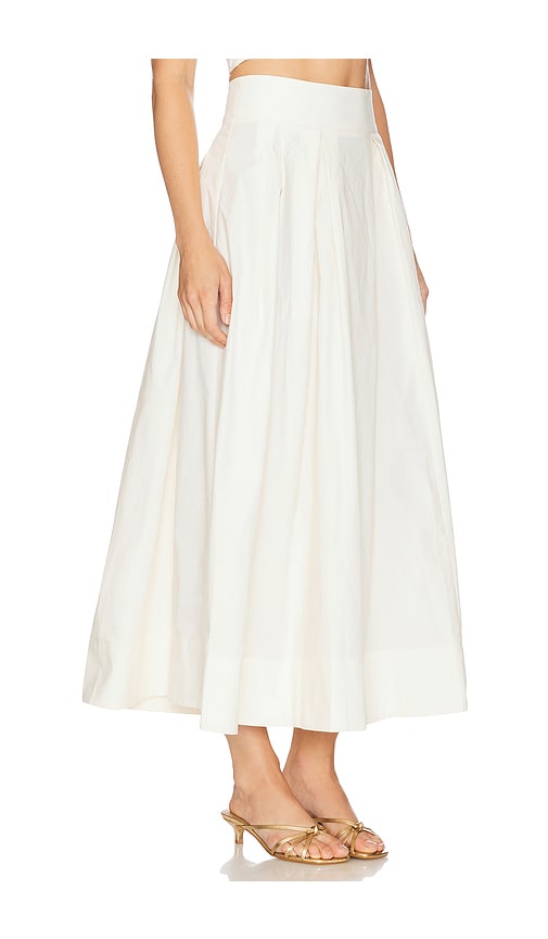 Camila Coelho Maisy Maxi Skirt In White