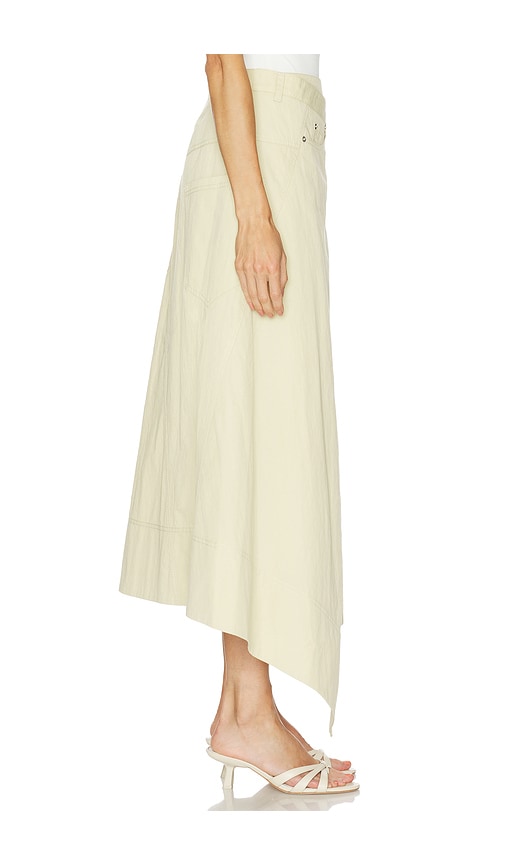 Camila Coelho Ignacia Midi Skirt In Neutral