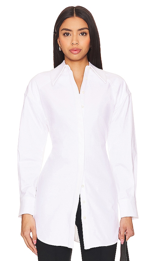 Camila Coelho Elin Oversized Shirt in White