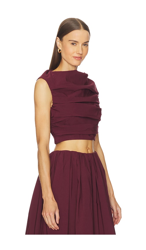 Camila Coelho Carina Top In Brown