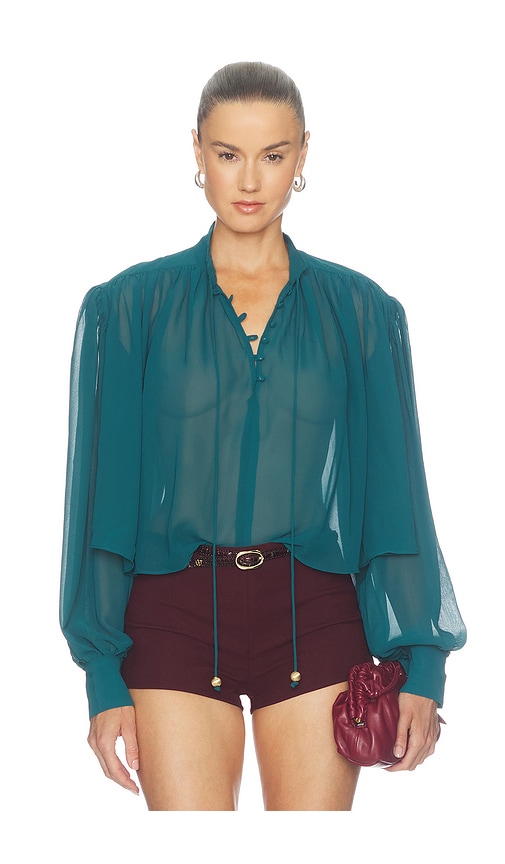 Taja Top by Camila Coelho in Teal