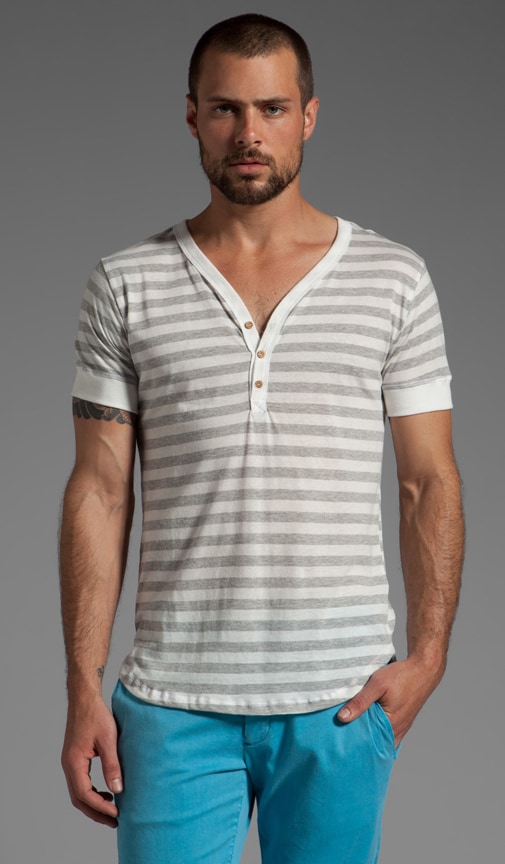 White Stripe Short sleeve