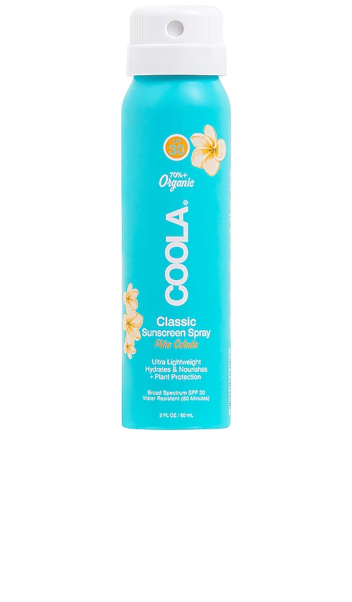 Travel Classic Body Organic Sunscreen Spray SPF 30 COOLA $10 