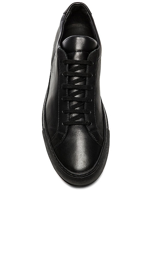  Common Projects Article 1528 Original Leather Achilles Low En Black. Taille 40. Also En 41, 42, Eur 41 / Us 8. 