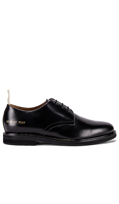 common projects derby shine black