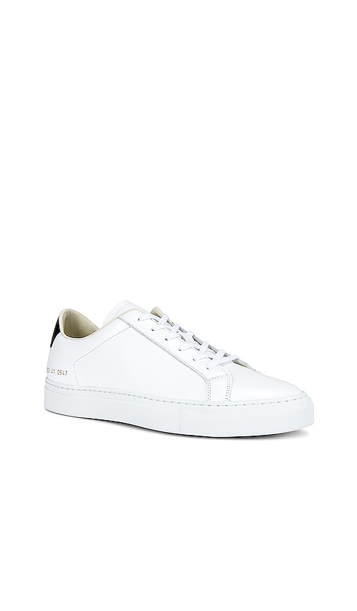 RETRO 运动鞋 – 白色/黑色