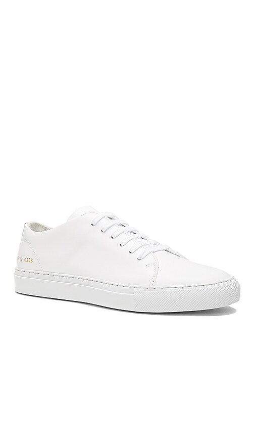 common projects court leather sneakers