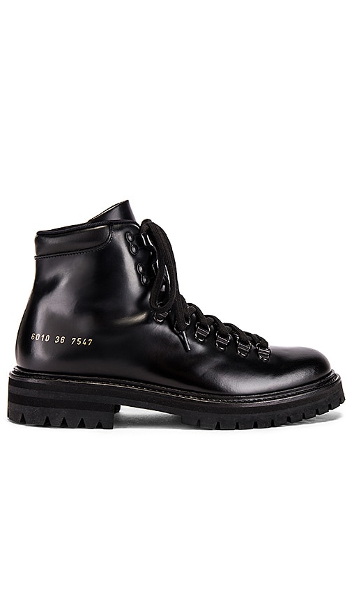 common projects black hiking boots