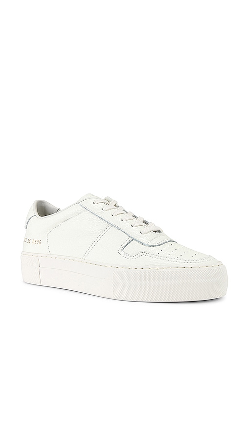 Shop Common Projects Bball Low Sneaker In White