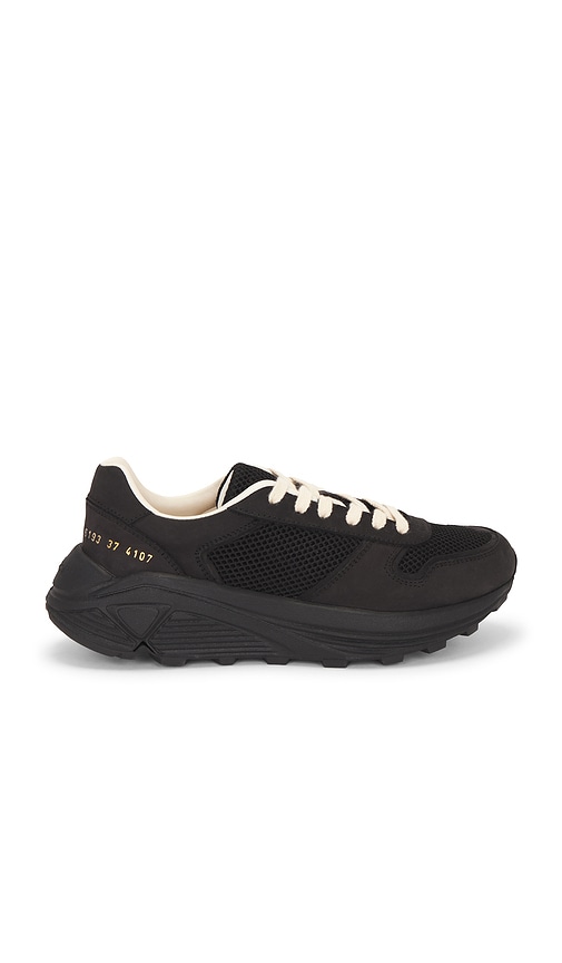 Common Projects Premium Runner Sneaker In Black