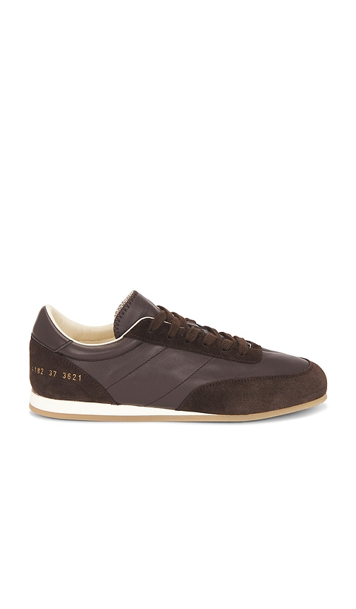 Common Projects Minimal Runner Sneaker In Brown
