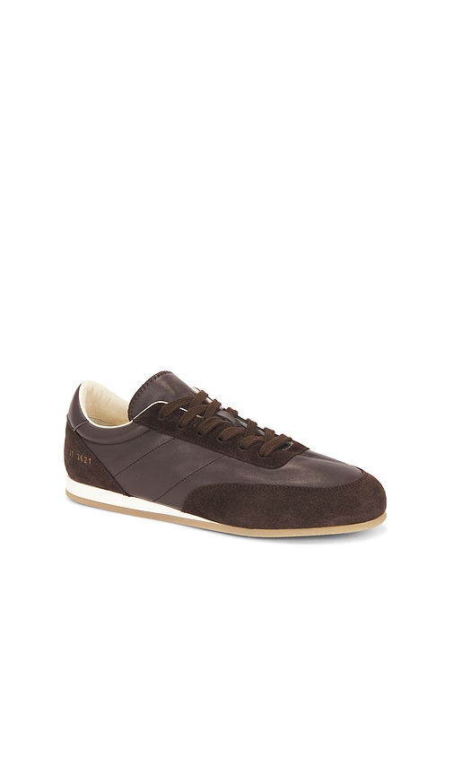 Common Projects Minimal Runner Sneaker In Brown