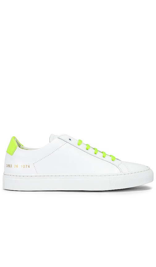 Common projects retro low fluo on sale