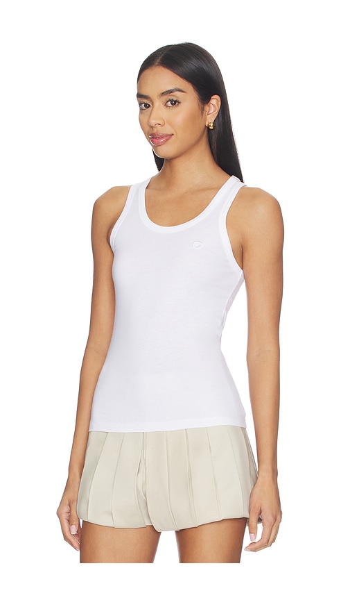  Coperni Lightweight Logo Tank Top In White. Size S. Also In M, L, Xl. 