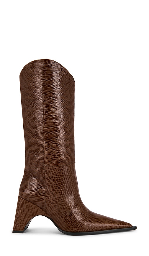 Coperni Lizard Print Cowboy Bridge Boot