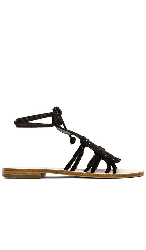 Amalfi Suede T Strap Sandals