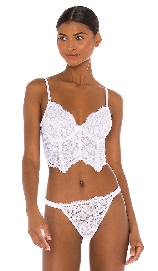 Cosabella Magnolia Longline Underwire Bra in White