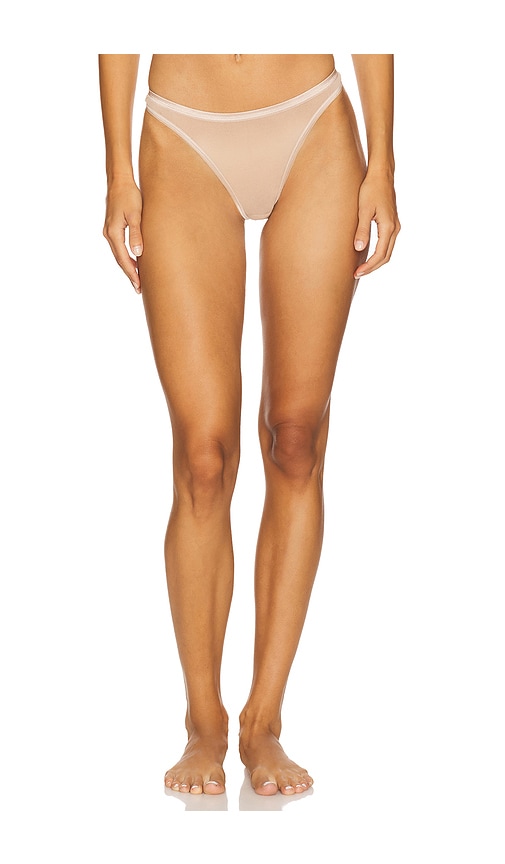 Soire Confidence Classic Thong in Nude. - size S/M (also in M/L)