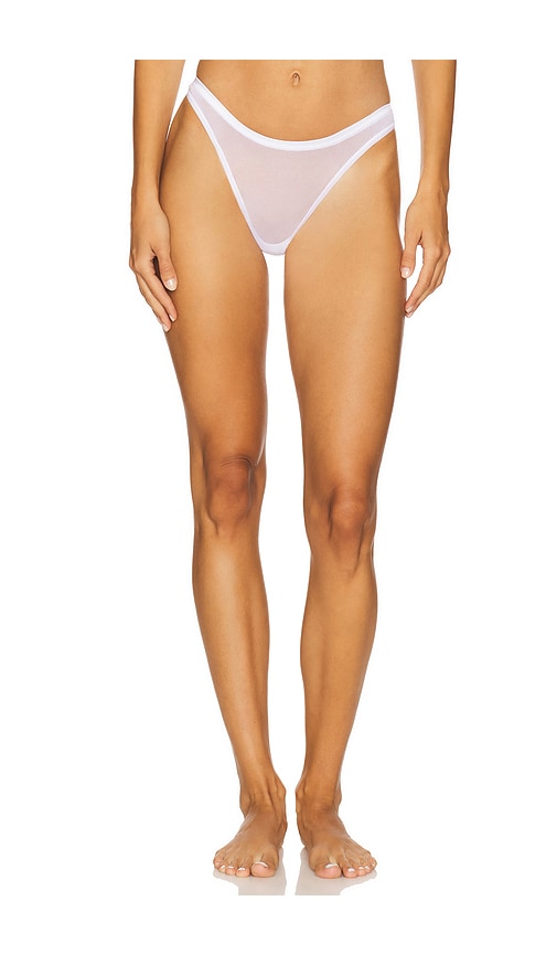 Soire Confidence Classic Thong in White. - size S/M (also in M/L)