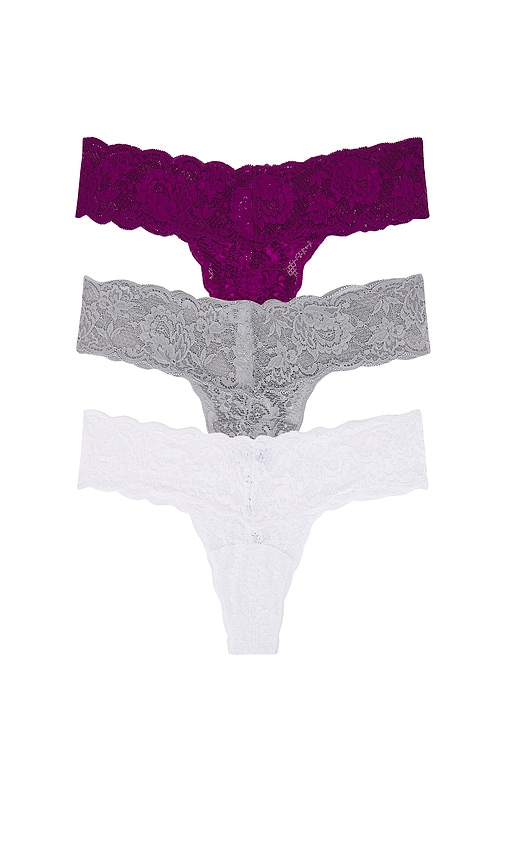Cosabella Never Say Never Thong 3 Pack In Multi