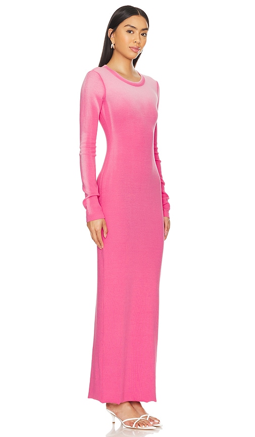 Shop Cotton Citizen X Revolve Verona Crewneck Maxi Dress In Pink Cast