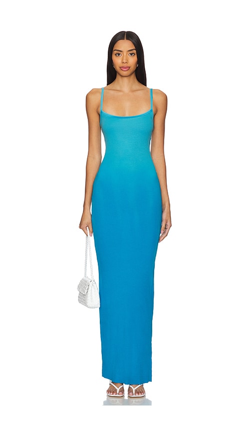 Verona Spaghetti Maxi Dress in Blue. - size XS (also in M)