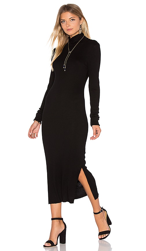 COTTON CITIZEN Melbourne Midi Dress in Jet Black REVOLVE