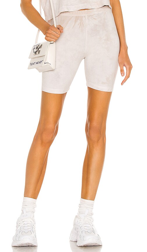 COTTON CITIZEN Milan Biker Short in Pearl Crystal REVOLVE