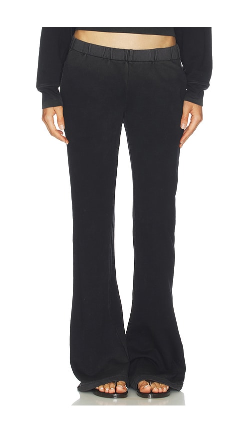 Cotton Citizen The Lima Flared Sweatpant In Black