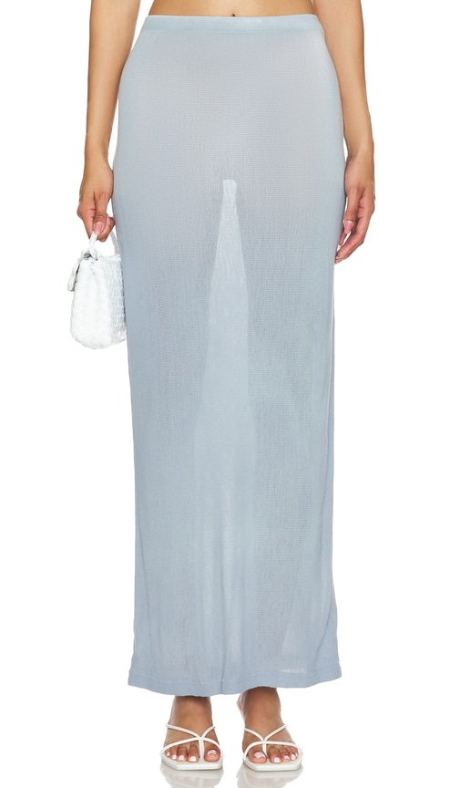 Shop Cotton Citizen The Rio Maxi Skirt In Crystalline Cast