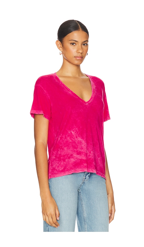 Shop Cotton Citizen The Mykonos V-neck In Vintage Fuchsia