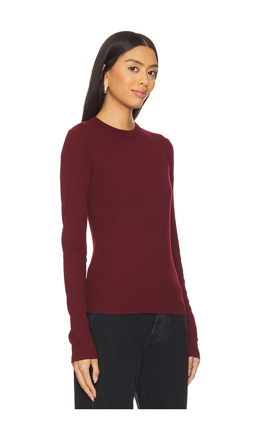 Cotton Citizen X Revolve Verona Crew Shirt In Burgundy