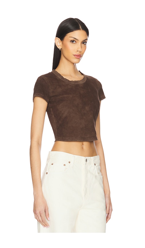 Cotton Citizen The Standard Baby Tee In Chocolate
