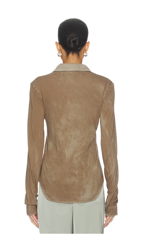  Cotton Citizen Button-down-bluse Standard In Tan. Größe S. Also In M, L. 