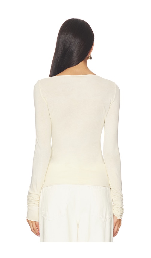  Cotton Citizen Shirt Mit U-boot-ausschnitt Marbella In Lemon. Größe Xs. Also In S, M, L. 