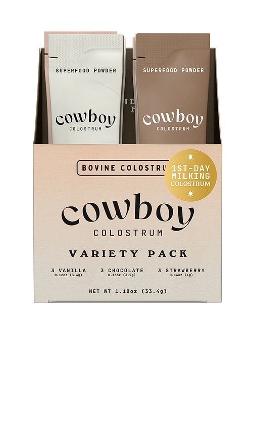 Cowboy Colostrum Variety Stick Packs 9ct in Beauty: NA.