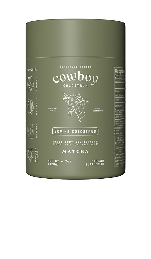 Cowboy Colostrum Matcha Colostrum in Beauty: NA.